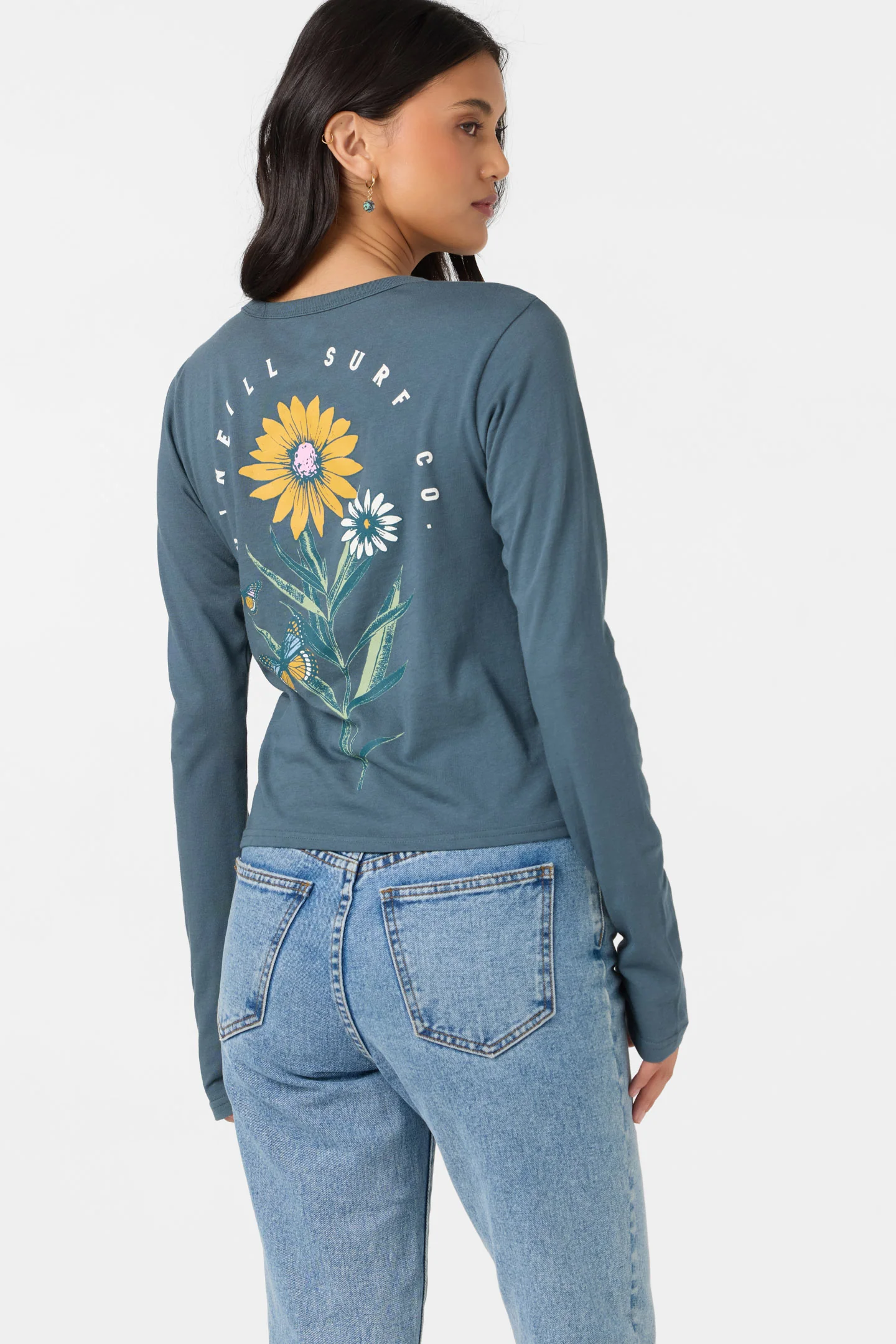 Pacific Bloom Long Sleeve Tee - Image 2