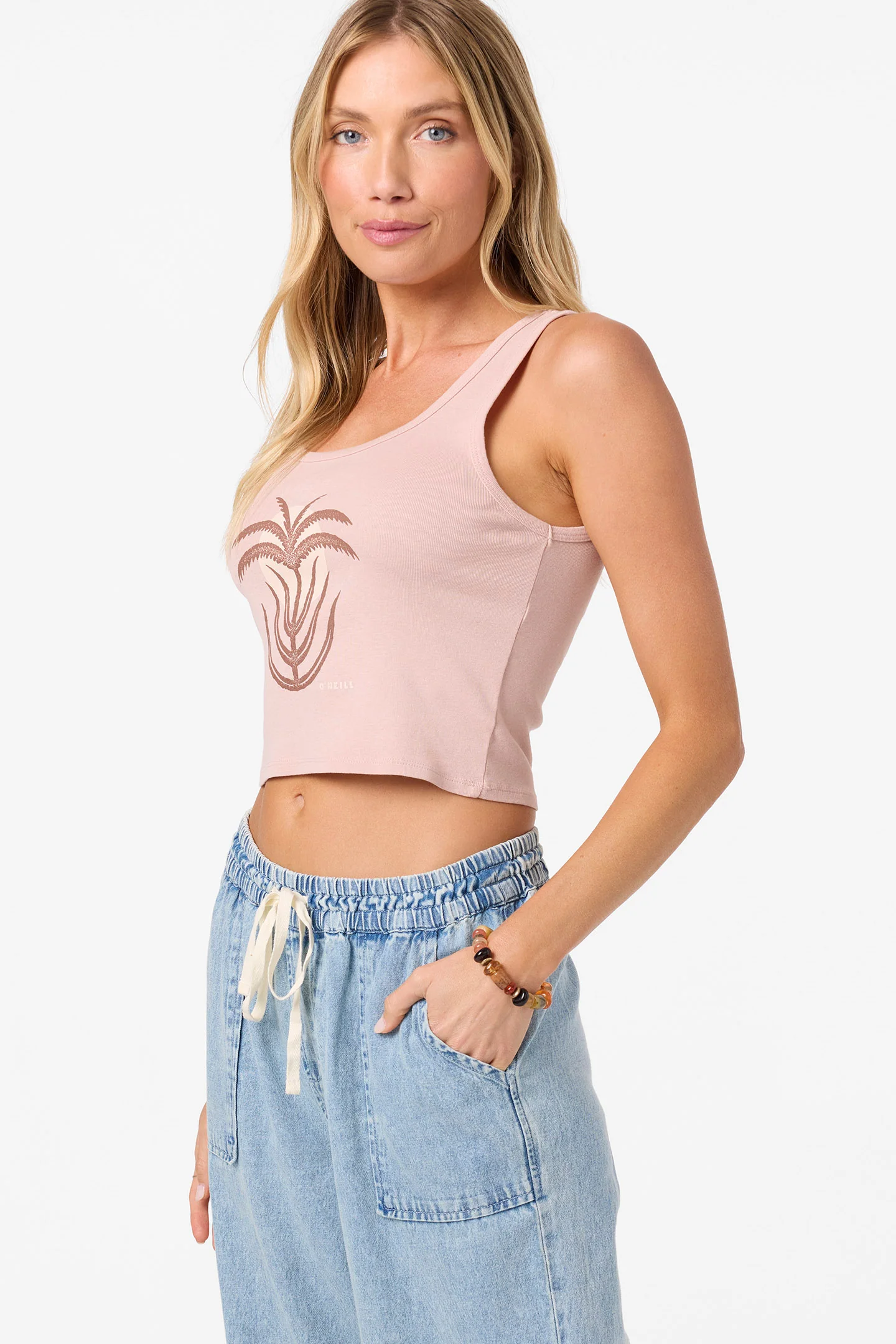Palm Sun Scoop Neck Tank - Image 5