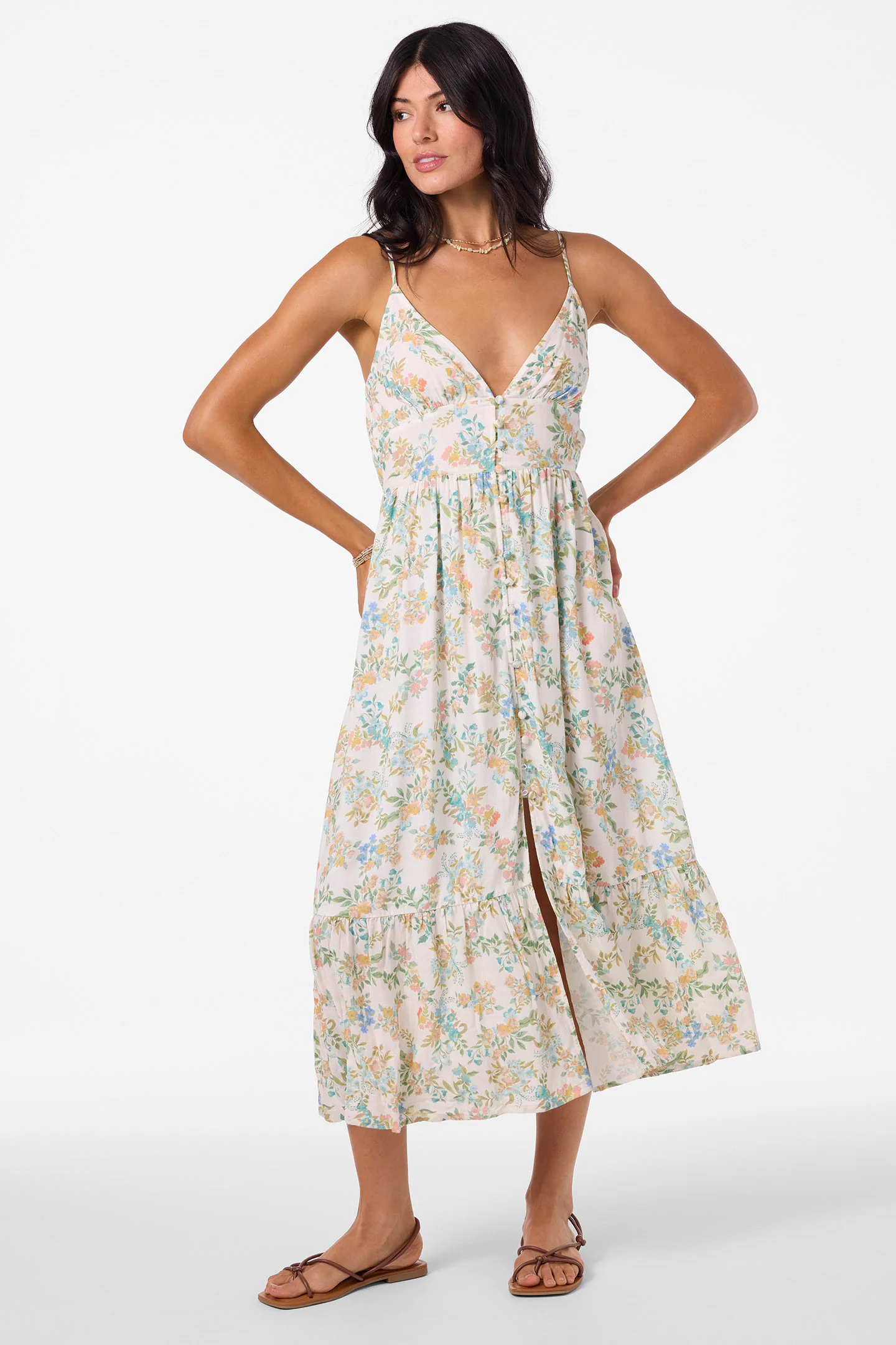 Pilar Nayomi Floral Midi Dress - Image 3