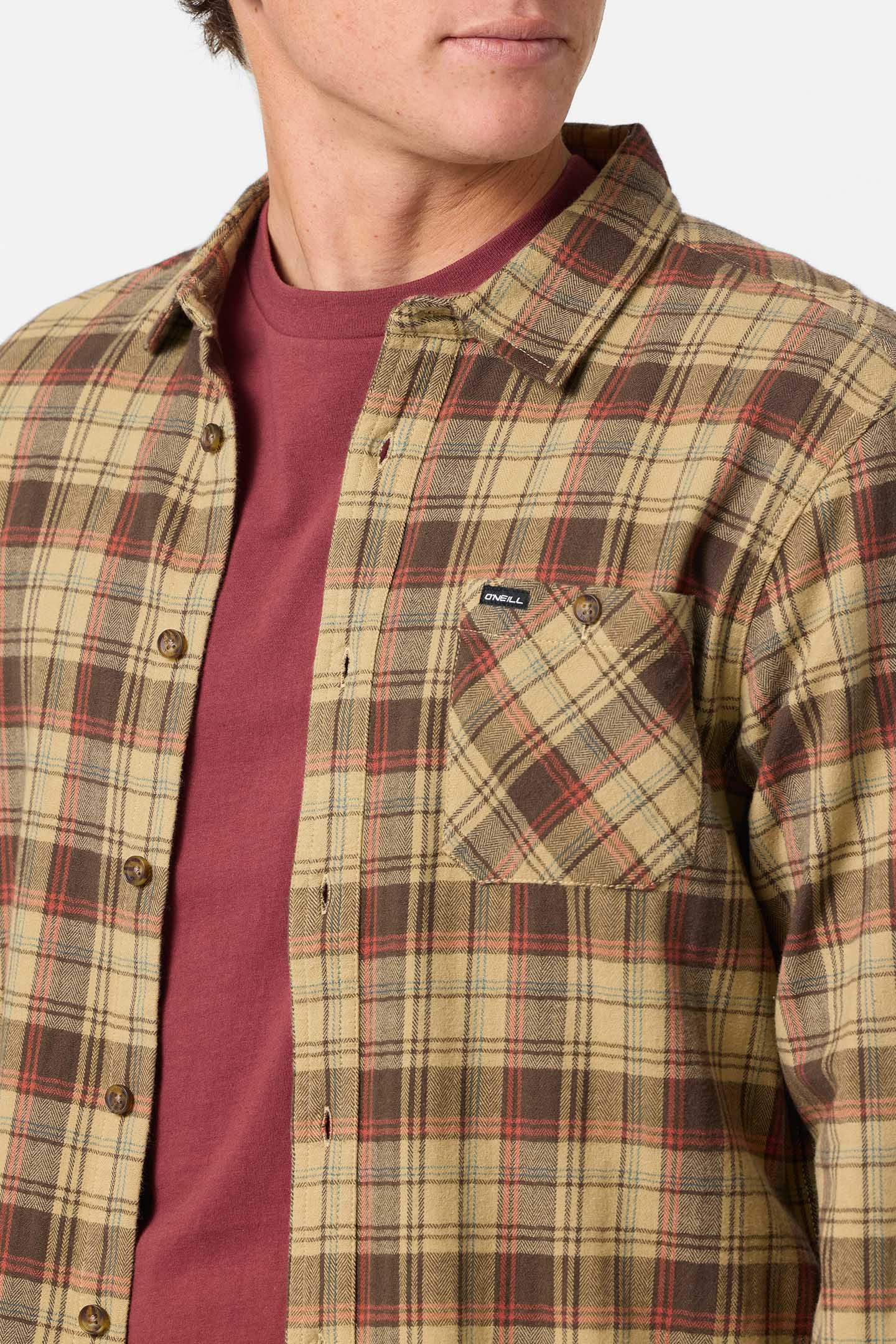 Redmond Plaid Flannel Standard Fit Long Sleeve Shirt - Image 4