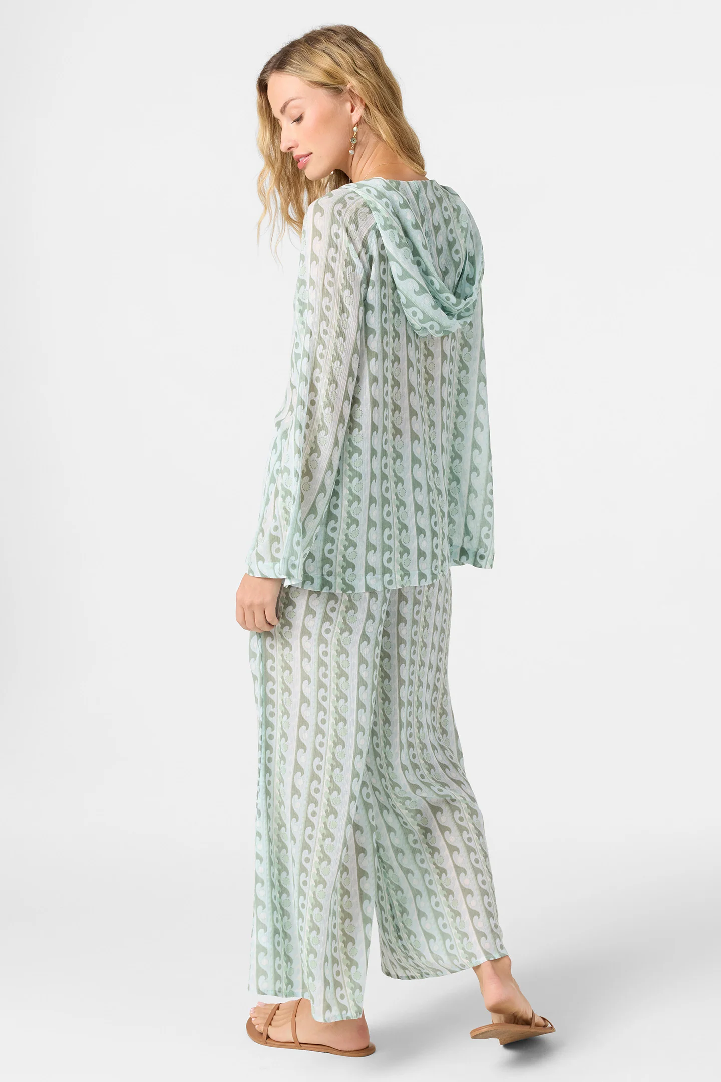 Regina Printed Cover-Up Pants - Image 5