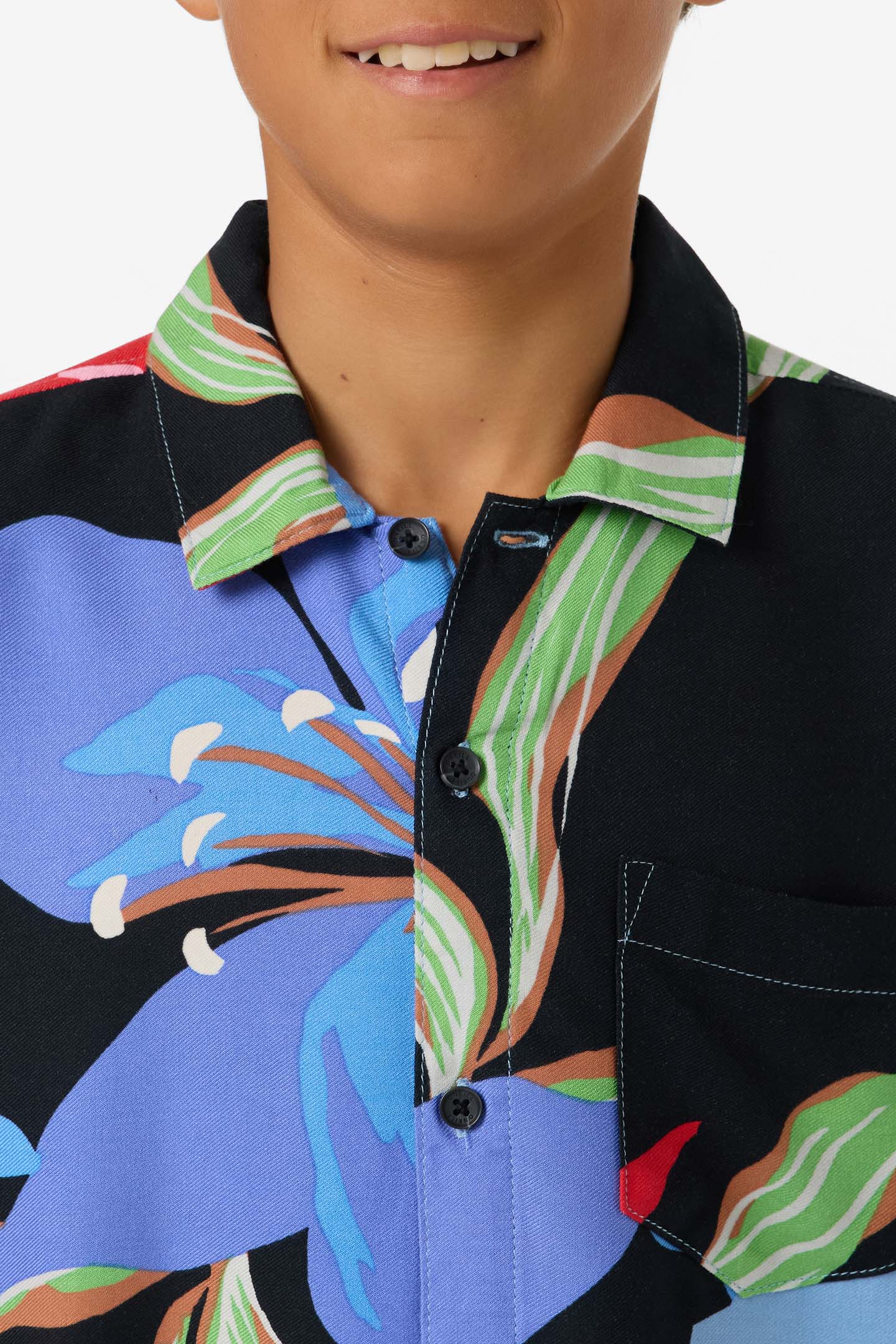 Boy's Relaxed Woven Camp Shirt - Image 5