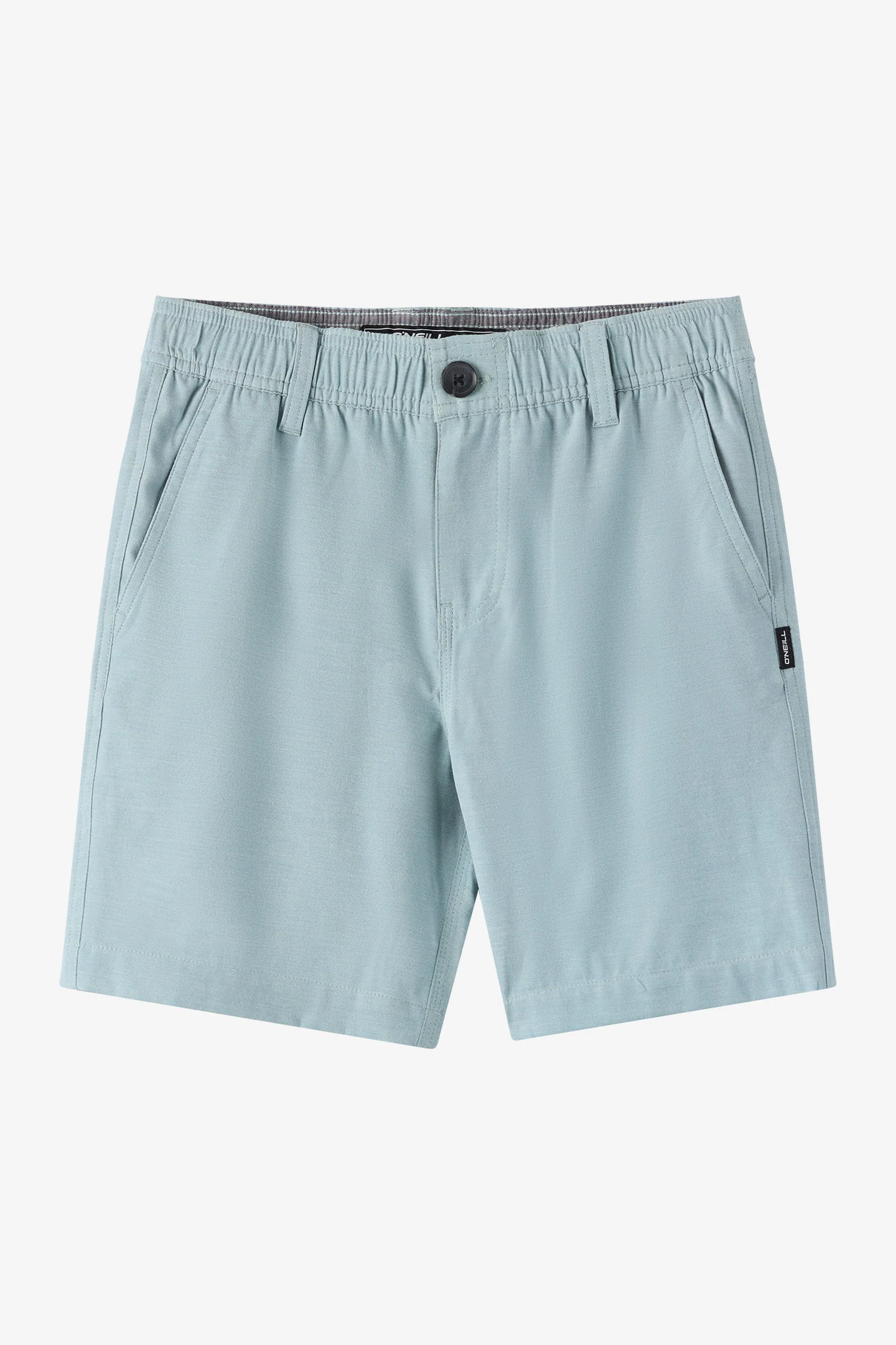 Boy's Reserve Light Check Elastic Waist 16" Hybrid Shorts