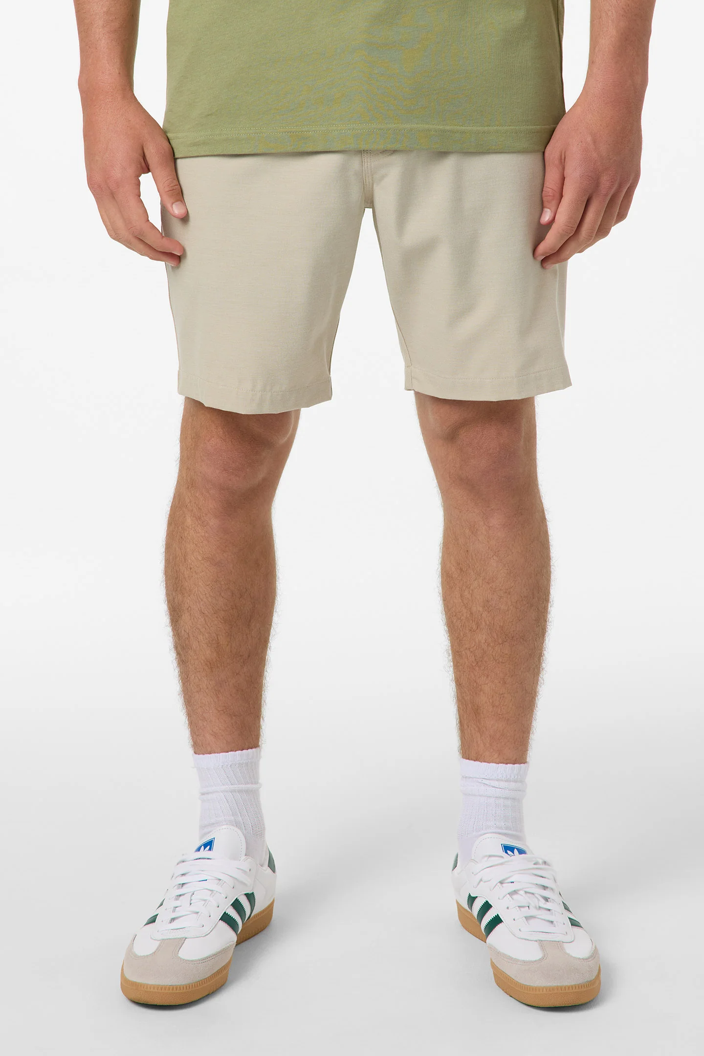 Reserve Light Check Elastic Waist 18" Hybrid Shorts - Image 2