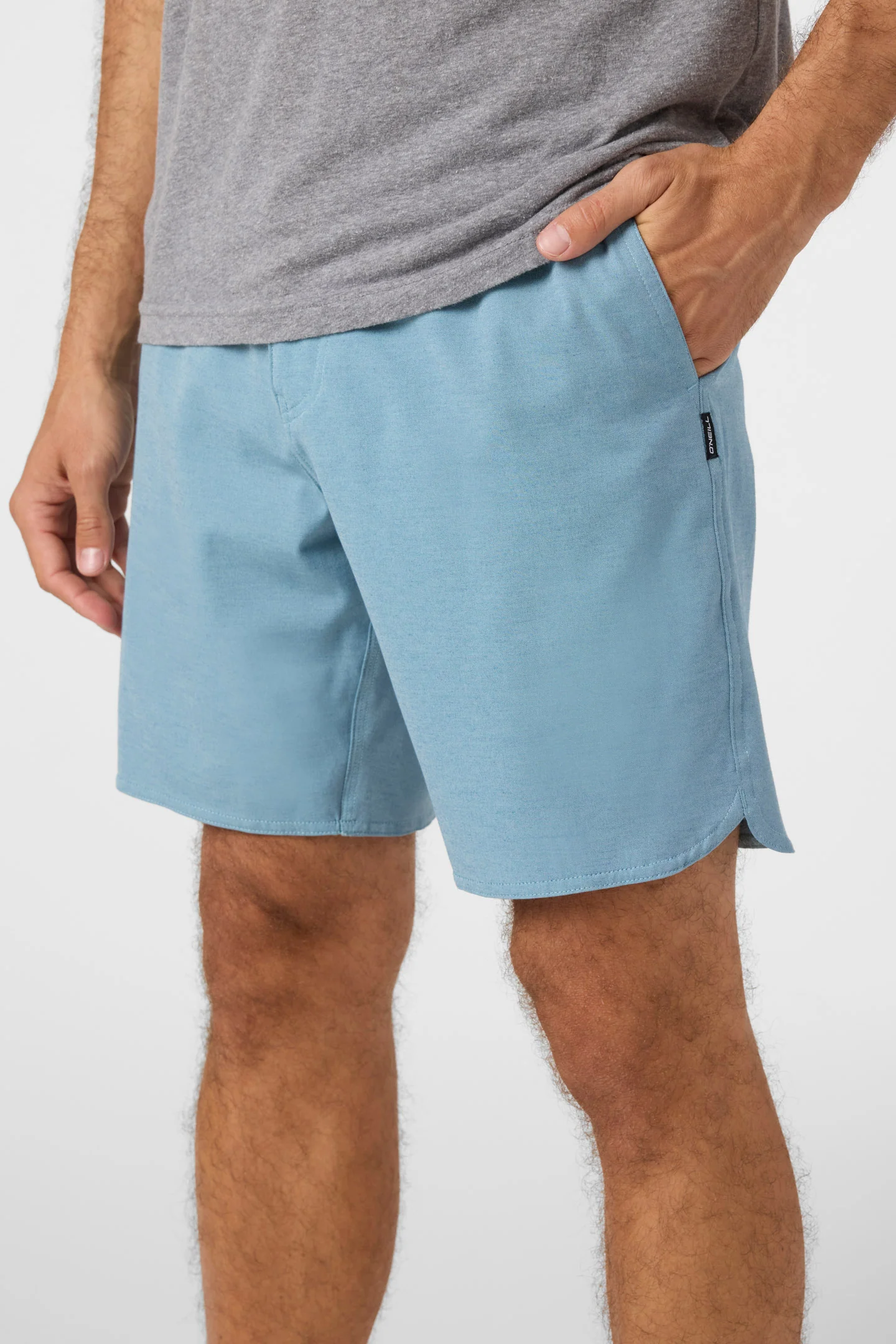 Reserve Light Check Scallop Elastic Waist 18" Hybrid Shorts - Image 5