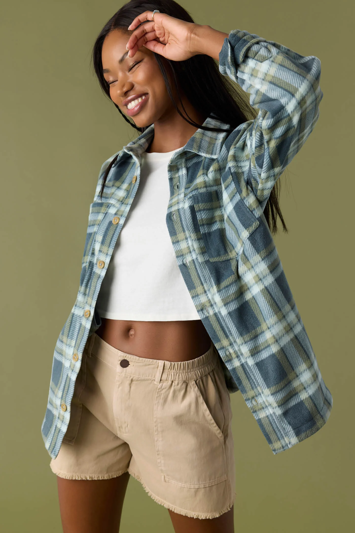 Rune Superfleece Oversized Fit Shacket