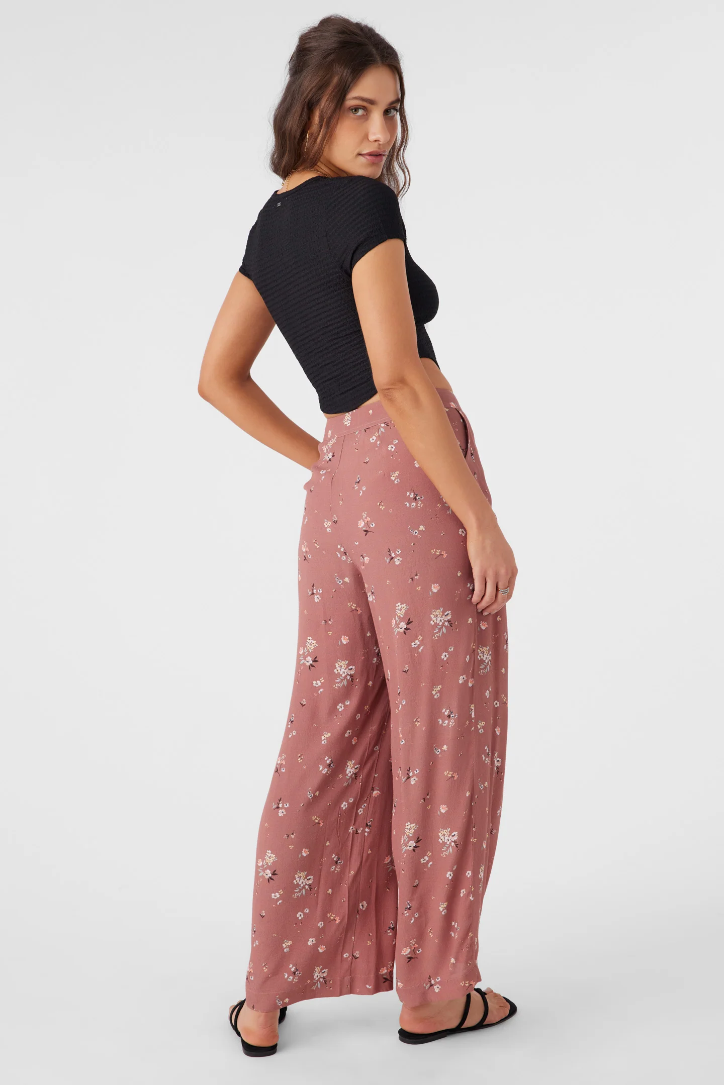 Rylan Venus Ditsy Wide Leg Pants - Image 2