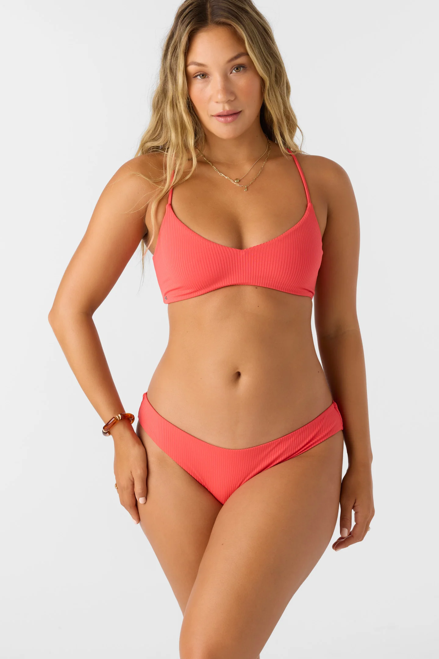 Saltwater Solids Rib Blue Lagoon Full Bottoms - Image 2