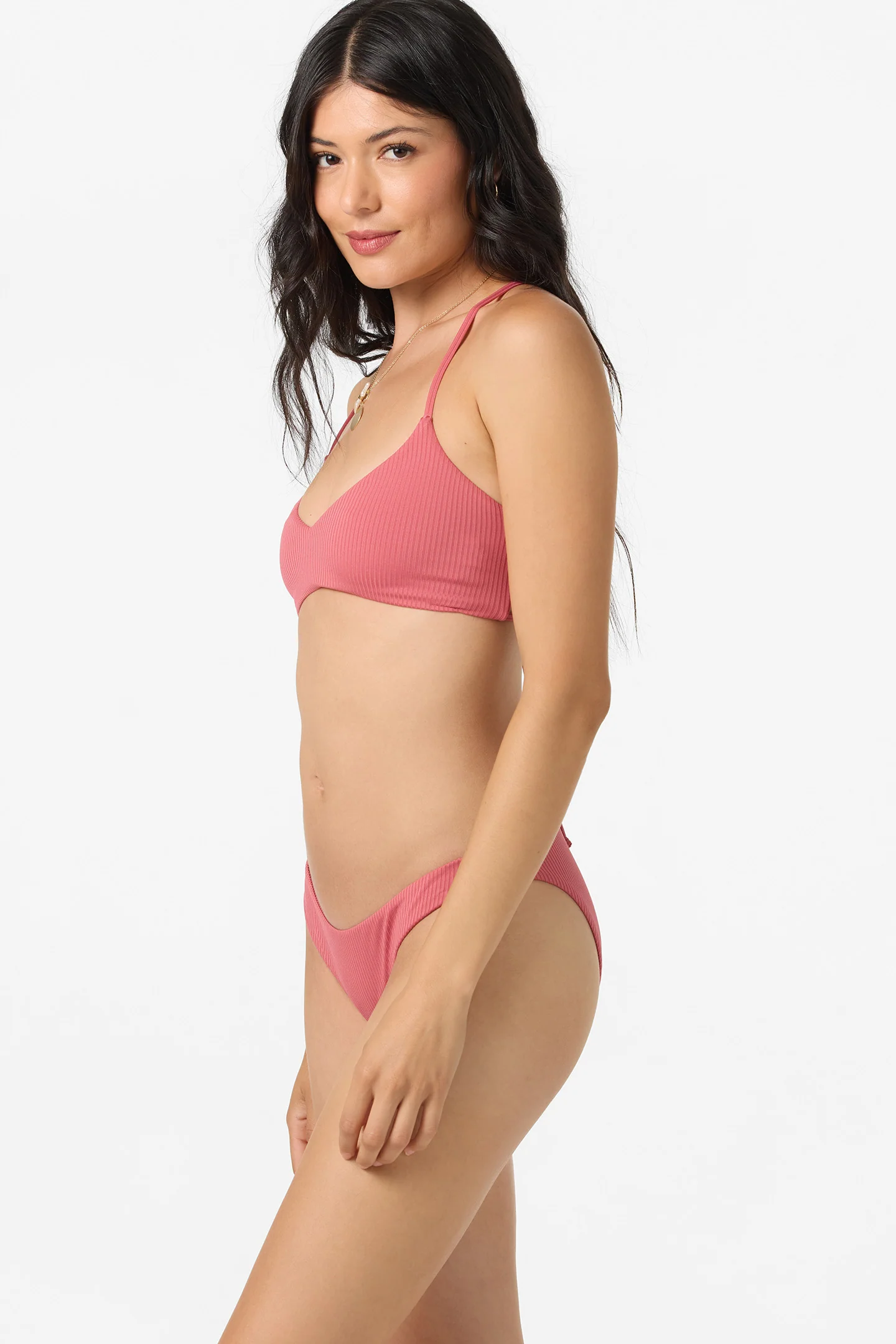 Saltwater Solids Rib Huntington Bralette Top - Image 4