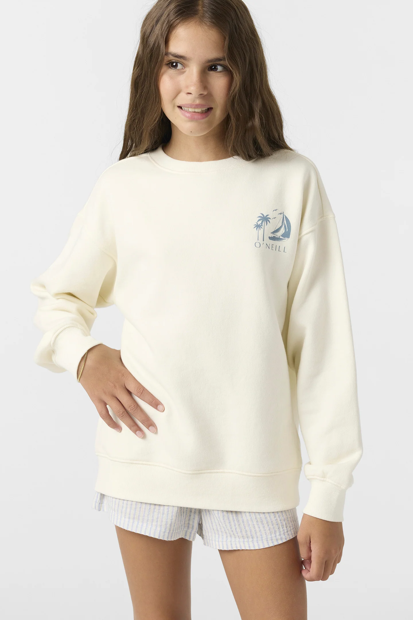 Girl's Skylar Crew Neck Fleece - Image 7