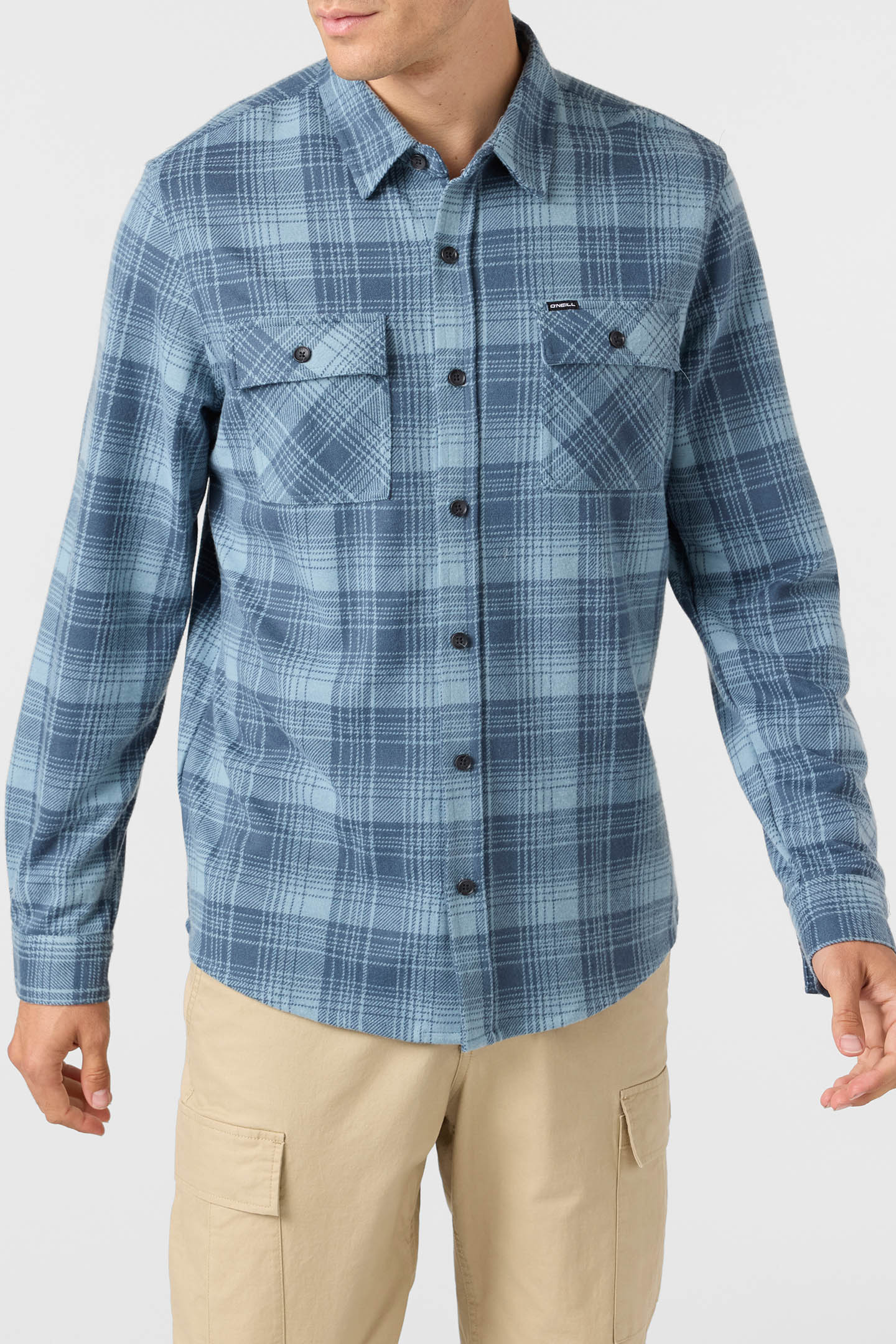Sutton Knit Plaid Standard Fit Long Sleeve Shirt - Image 3