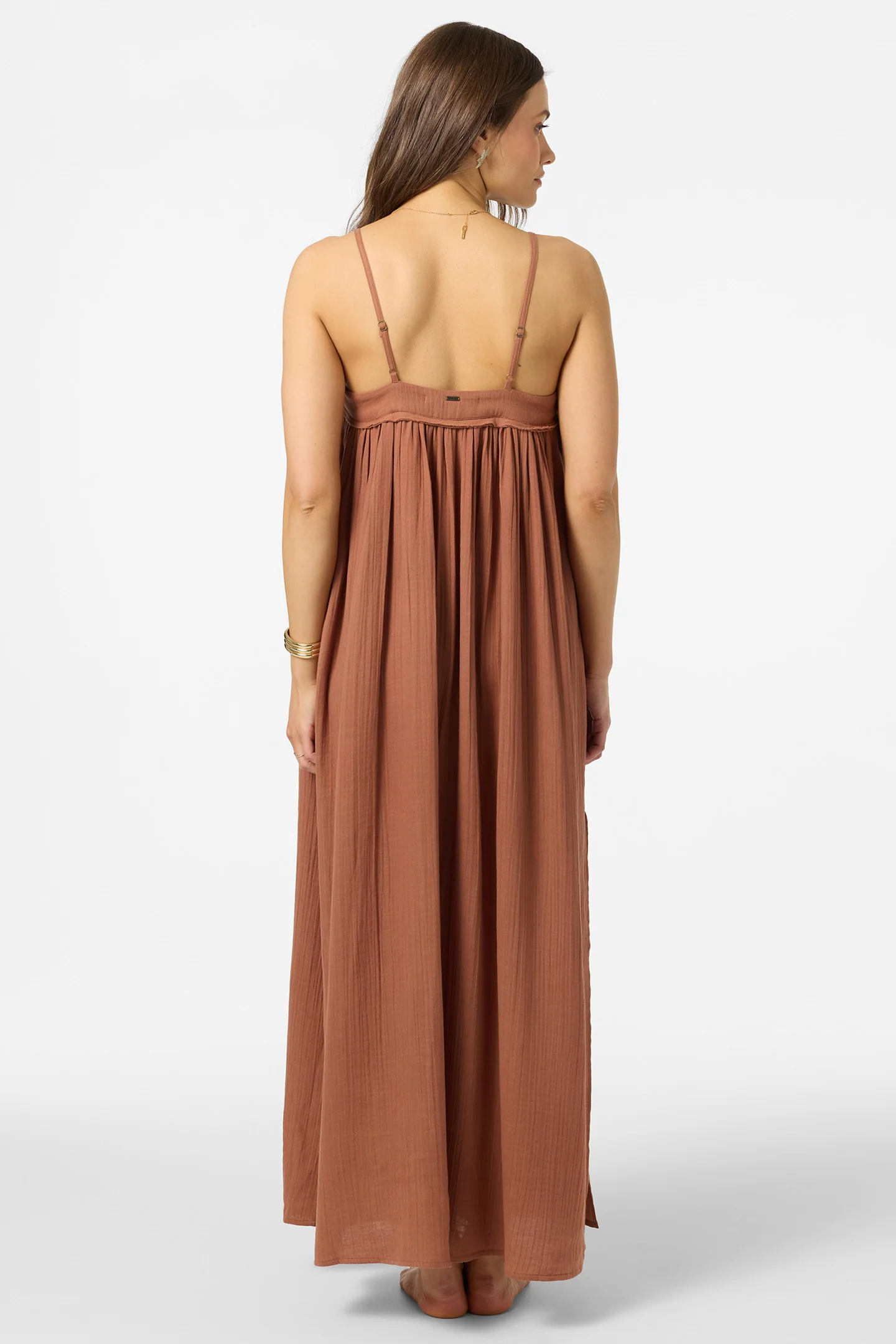 Saltwater Solids Sai Maxi Cover-Up Dress - Image 3