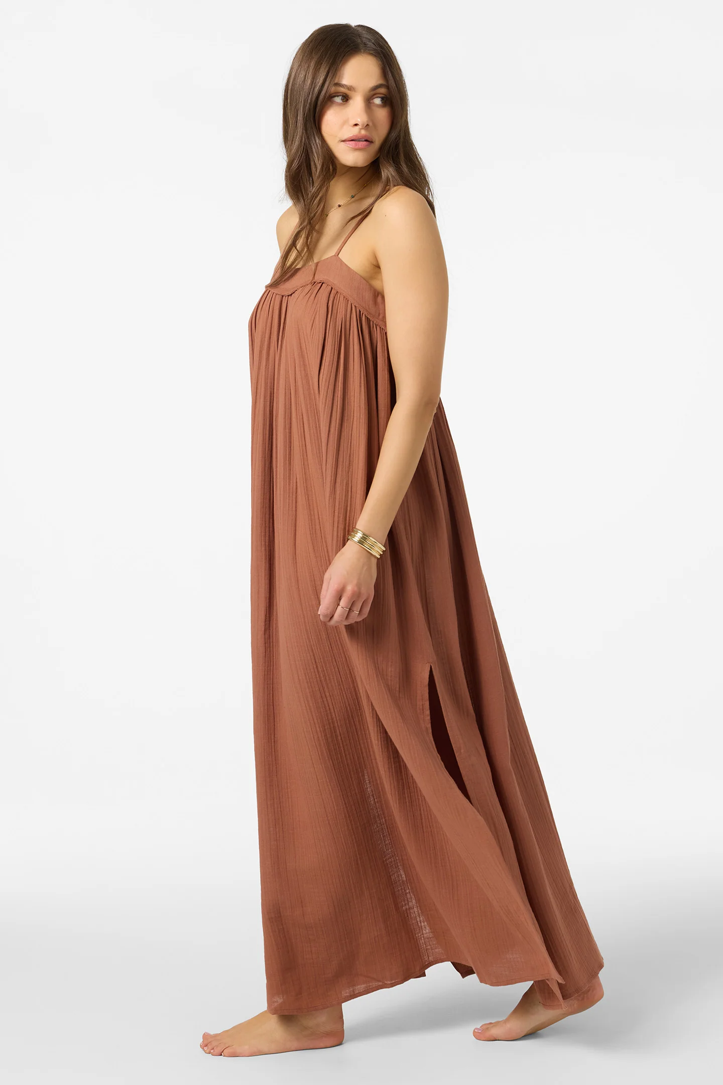 Saltwater Solids Sai Maxi Cover-Up Dress - Image 6