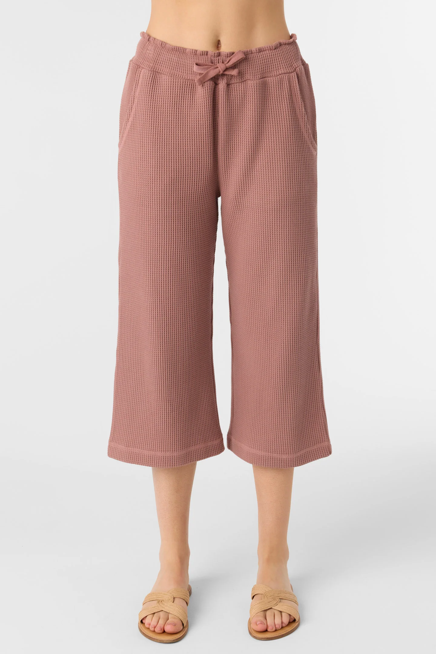 Tour Waffle Knit Cropped Lounge Pants - Image 4