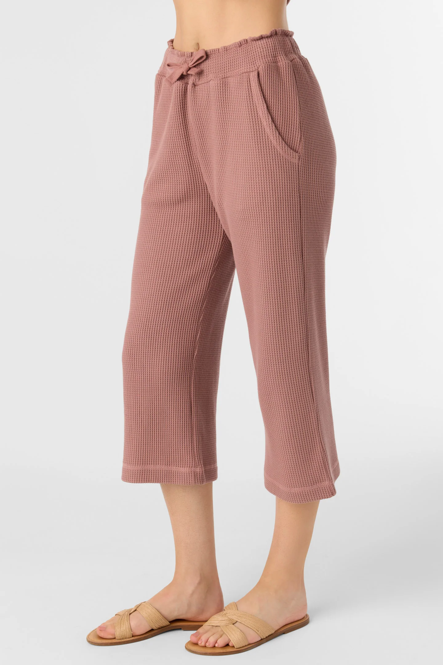 Tour Waffle Knit Cropped Lounge Pants - Image 5