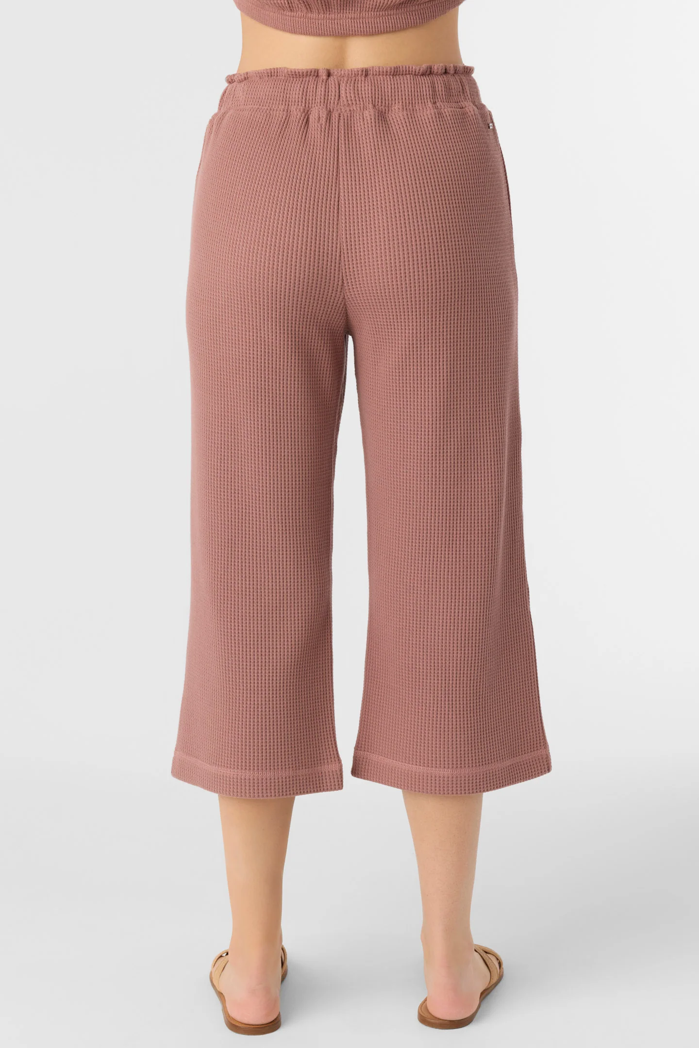 Tour Waffle Knit Cropped Lounge Pants - Image 6