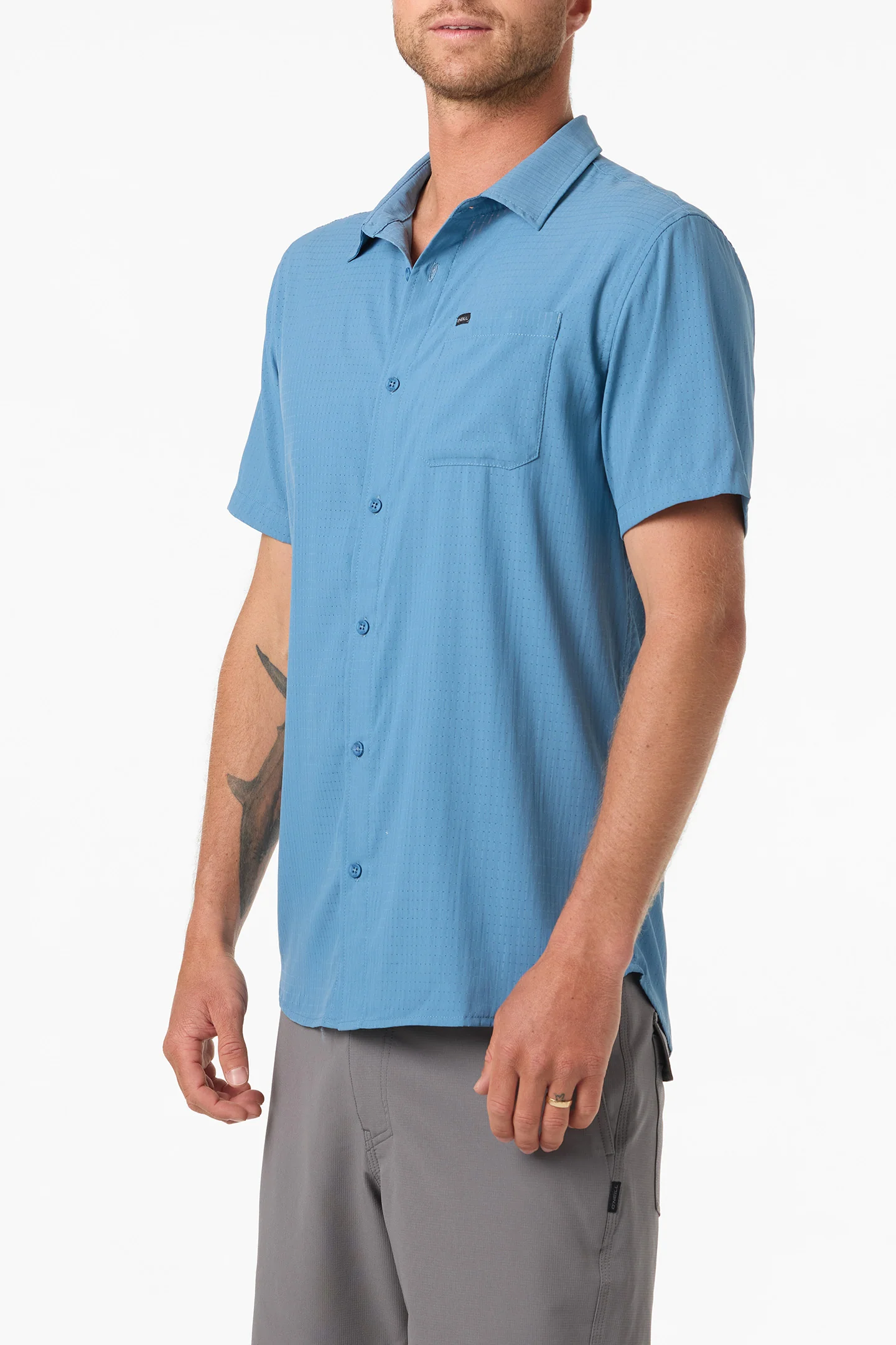TRVLR Perforated Standard Fit Shirt - Image 3
