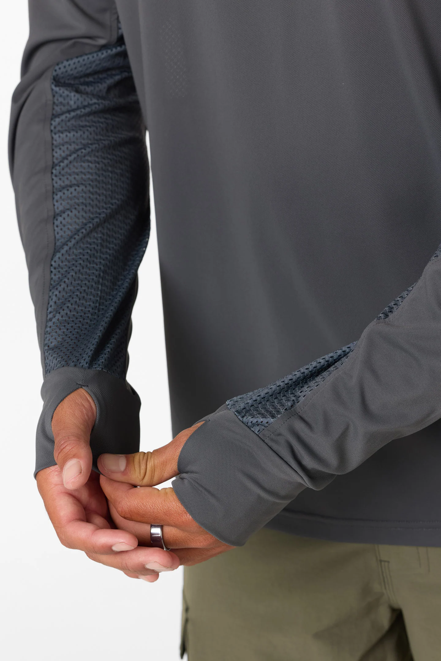 TRVLR UPF Elevated Hooded Long Sleeve Pullover - Image 7