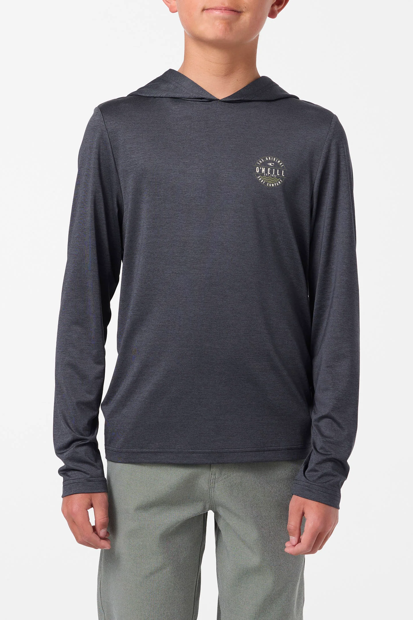 Boy's TRVLR UPF Hooded Blaze Long Sleeve Shirt - Image 2
