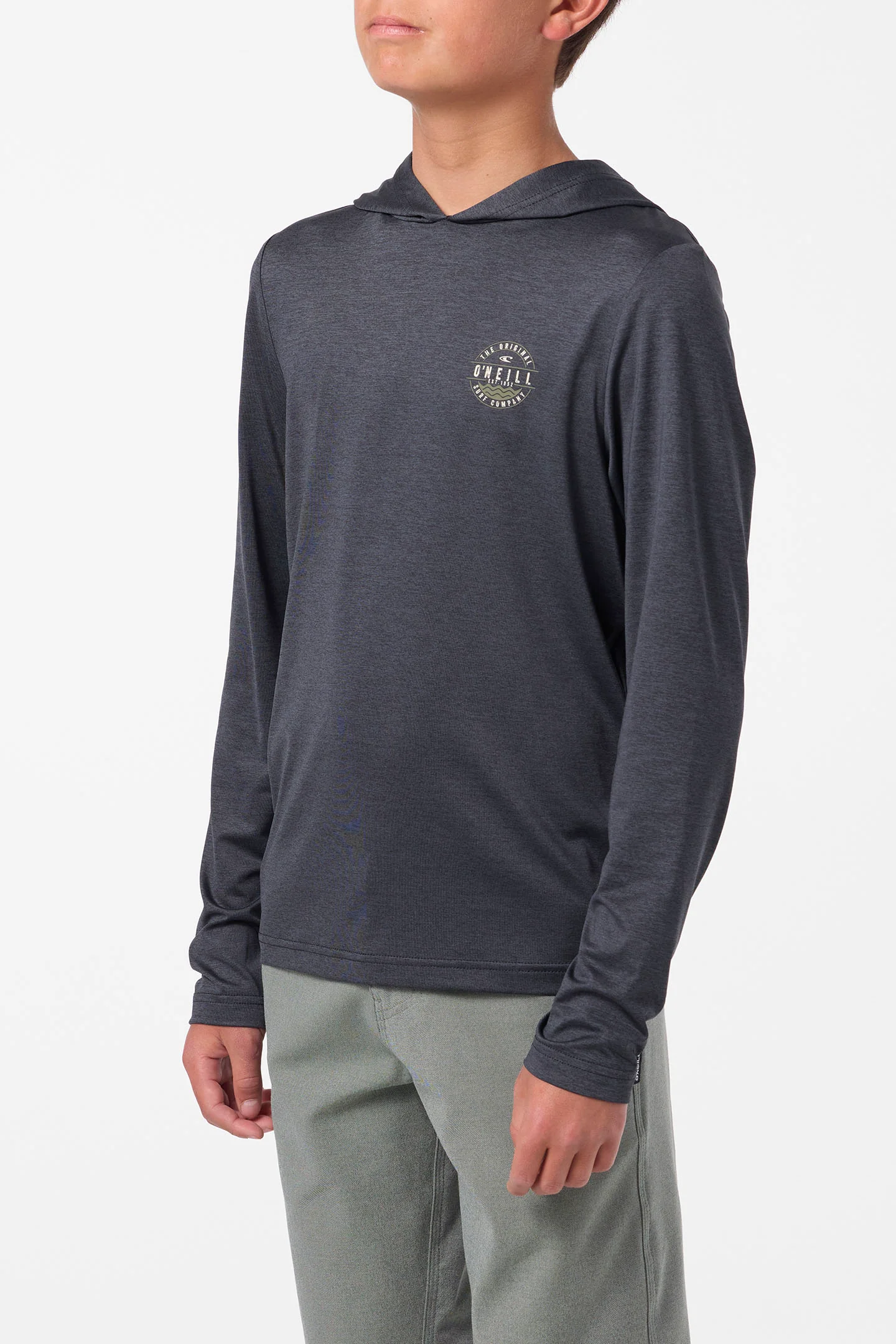 Boy's TRVLR UPF Hooded Blaze Long Sleeve Shirt - Image 3