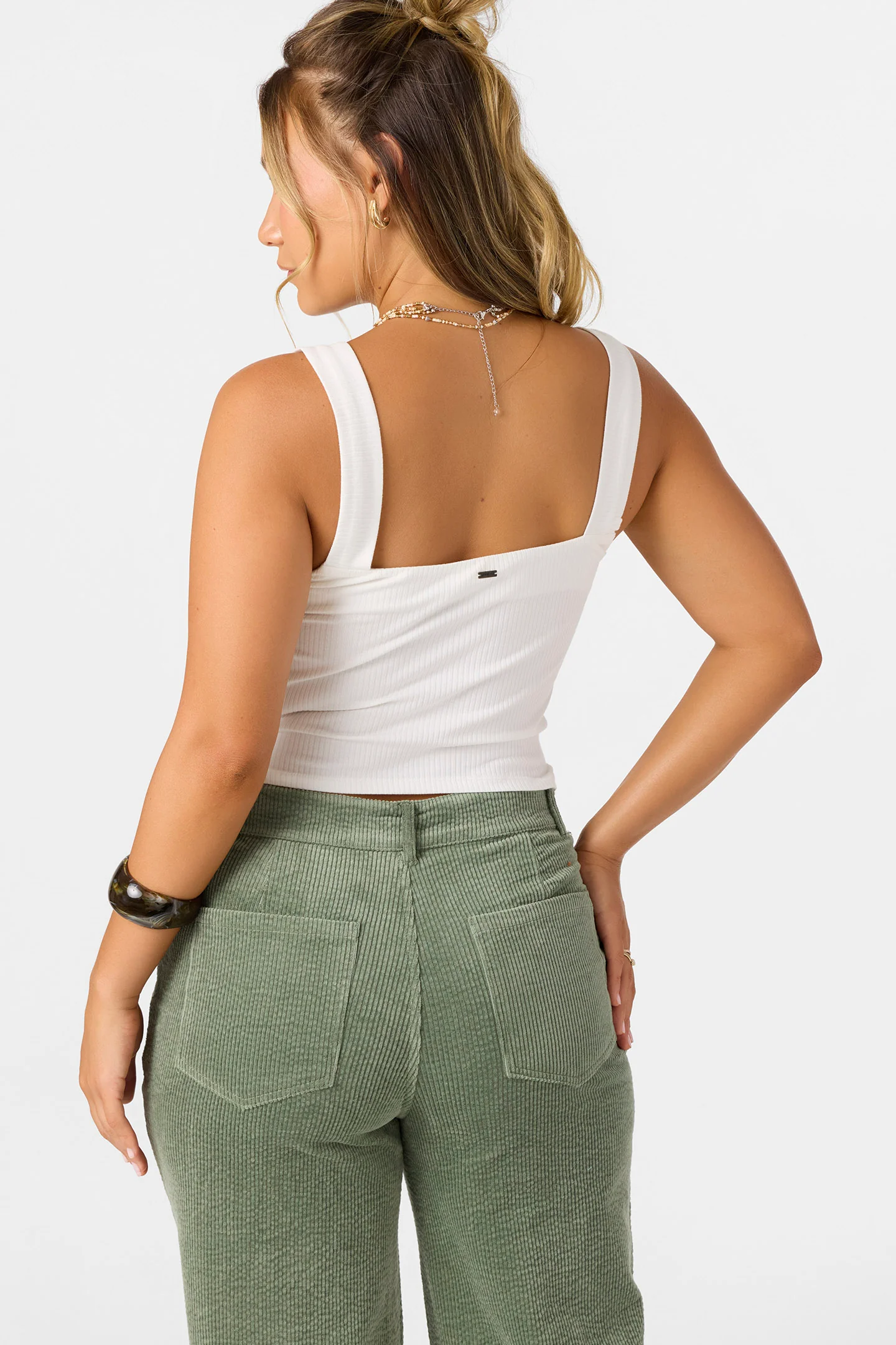 Vanessa Solid Sleeveless Top - Image 2
