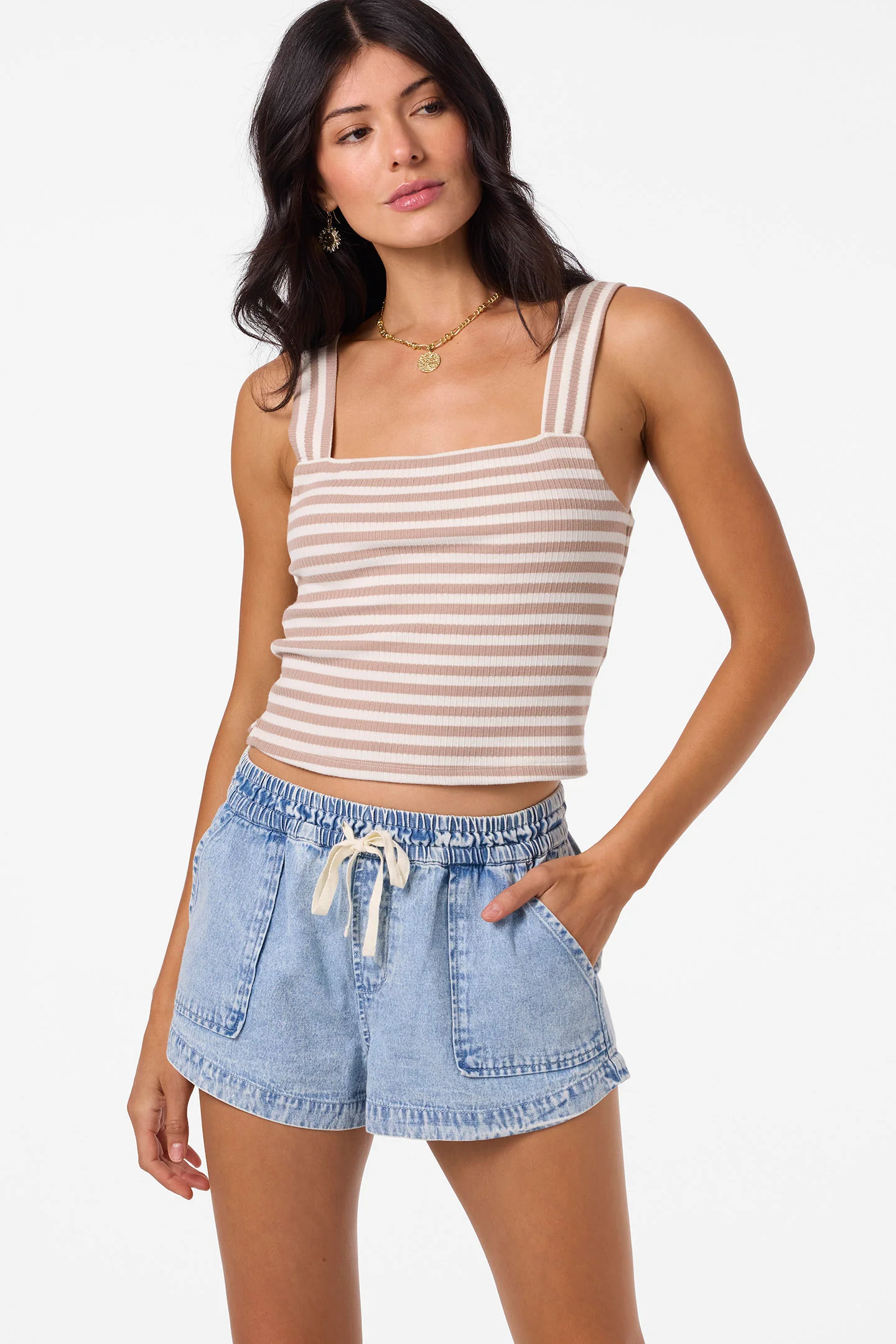 Vanessa Stripe Sleeveless Top - Image 5