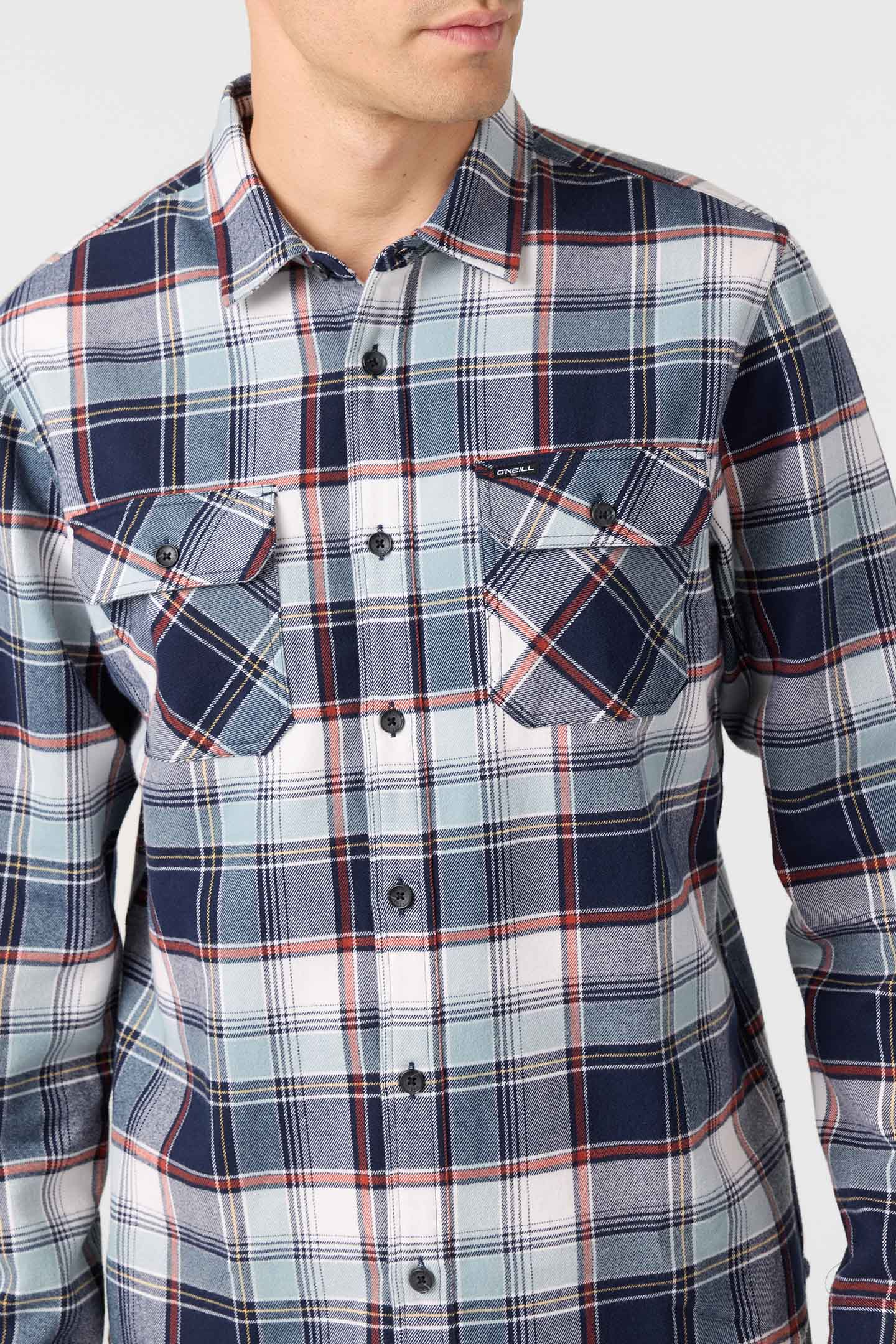 Winslow Plaid Flannel Standard Fit Long Sleeve Shirt - Image 4