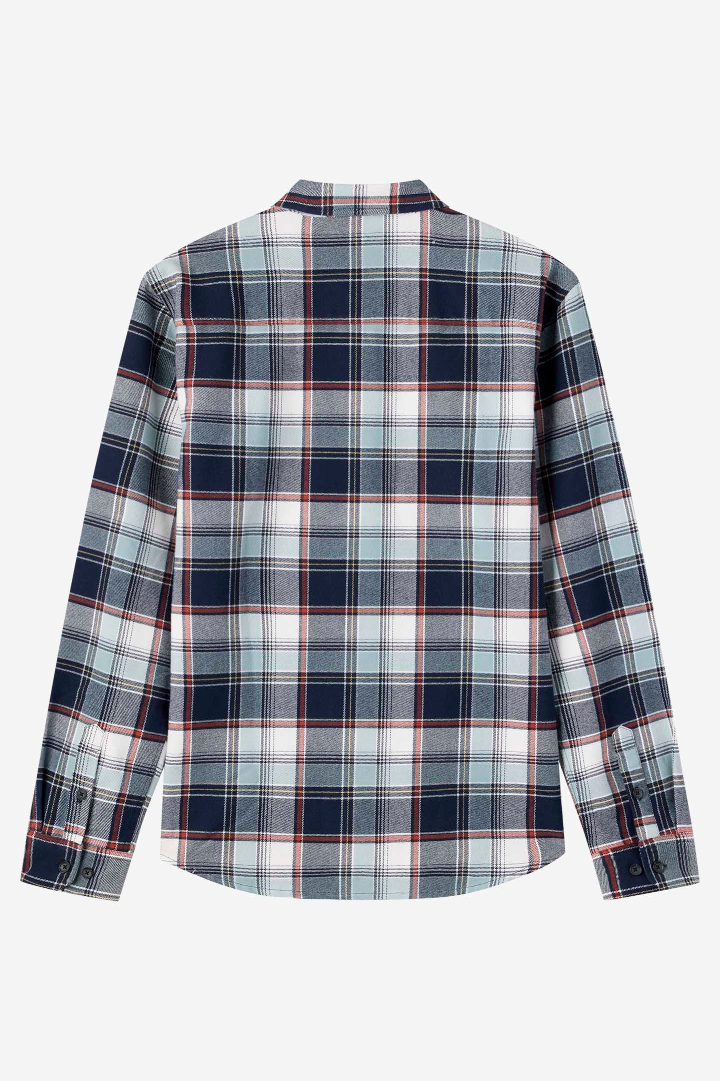 Winslow Plaid Flannel Standard Fit Long Sleeve Shirt - Image 6